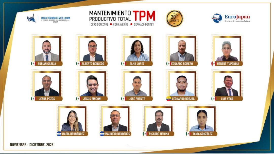 Culmina con éxito la 20° cohorte de la Certificación Internacional en TPM