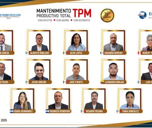 Culmina con éxito la 20° cohorte de la Certificación Internacional en TPM